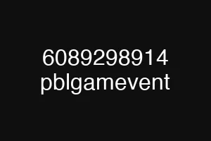 6089298914 pblgamevent